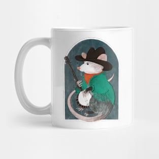 Banjo Trash Cat Opossum Mug